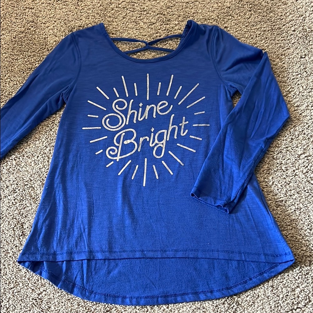 SO Blue Shine Bright Long Sleeve Tee